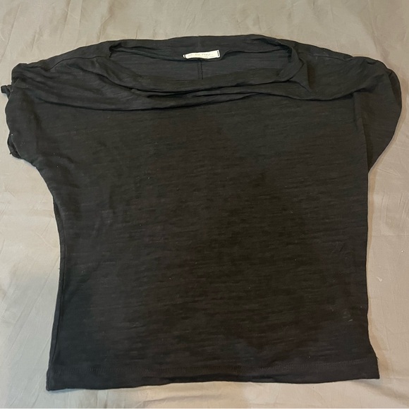 Free People Tops - #20 FREE PEOPLE Black Off the Shoulder Tee Size M